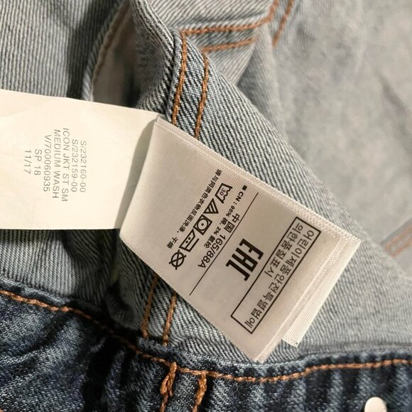 Gap 1969 Jean Jacket Denim Size Small Icon Medium Wash - Picture 10 of 16
